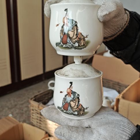 库存微瑕老寿星两个