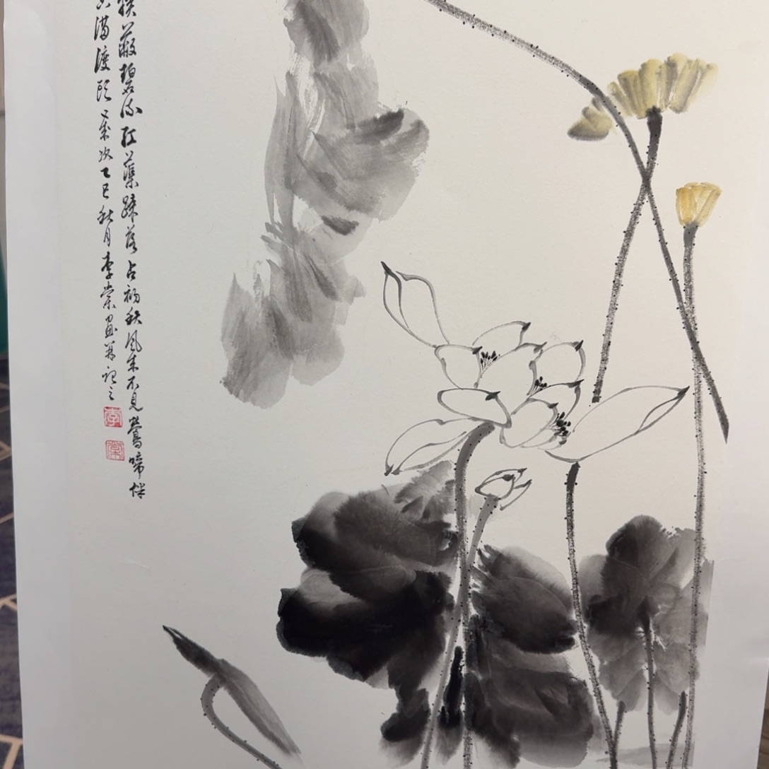 国画国画作品山水花鸟