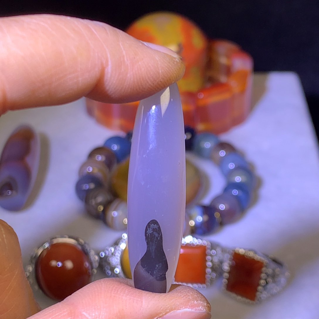 玛瑙/玉髓未镶嵌颈饰