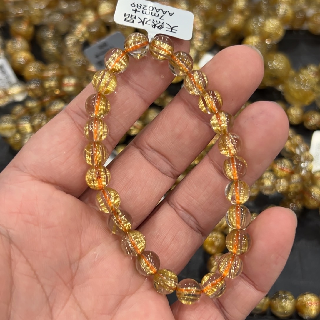 手链未镶嵌水晶aaa0289钛晶