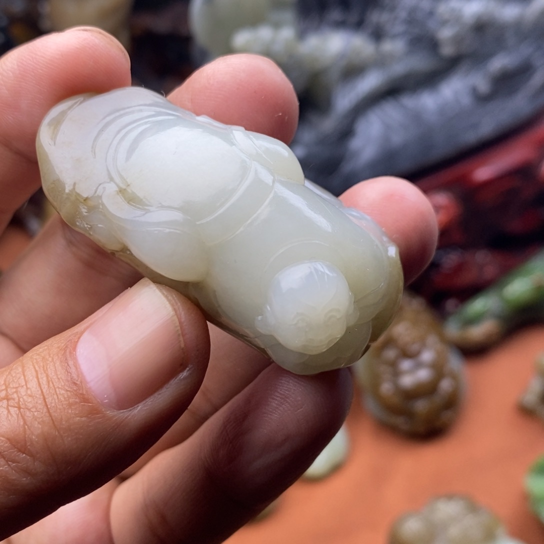 和田玉挂件未镶嵌