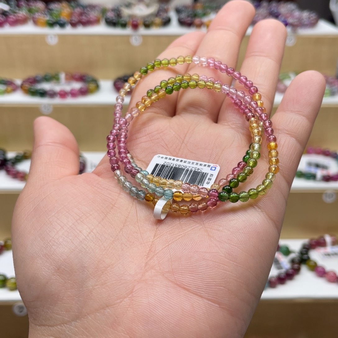水晶手串未镶嵌3mmmmmmmmmmmmmmmmmm