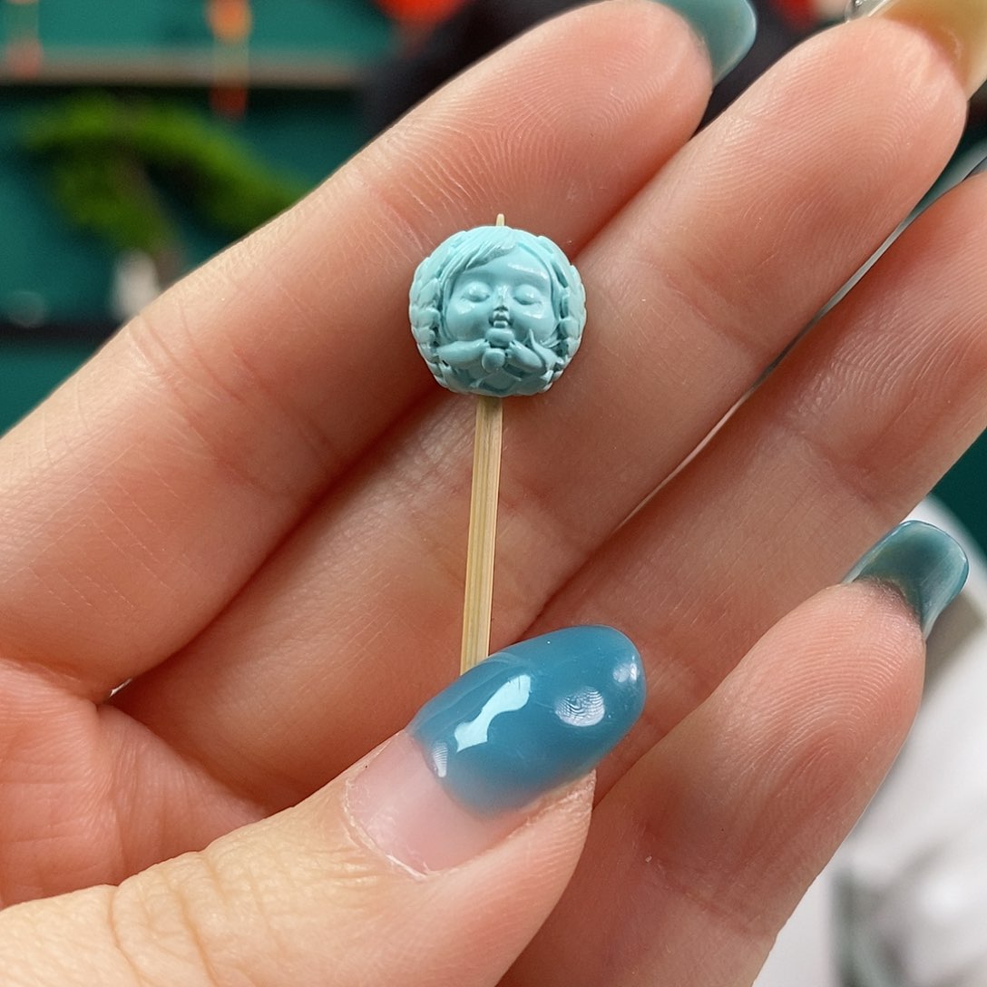 绿松石珠宝奇石未镶嵌