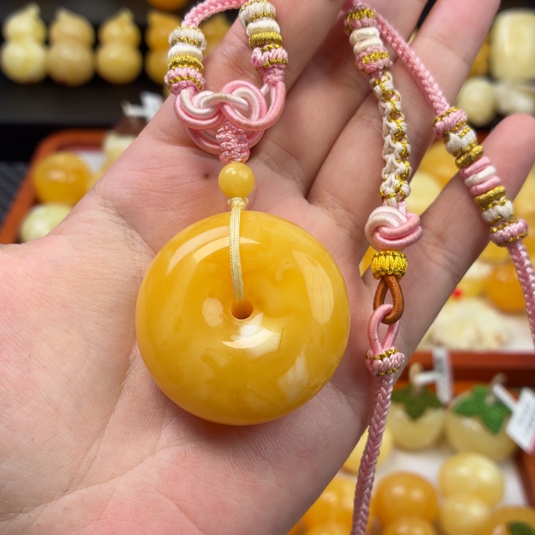 蜜蜡未镶嵌毛衣链