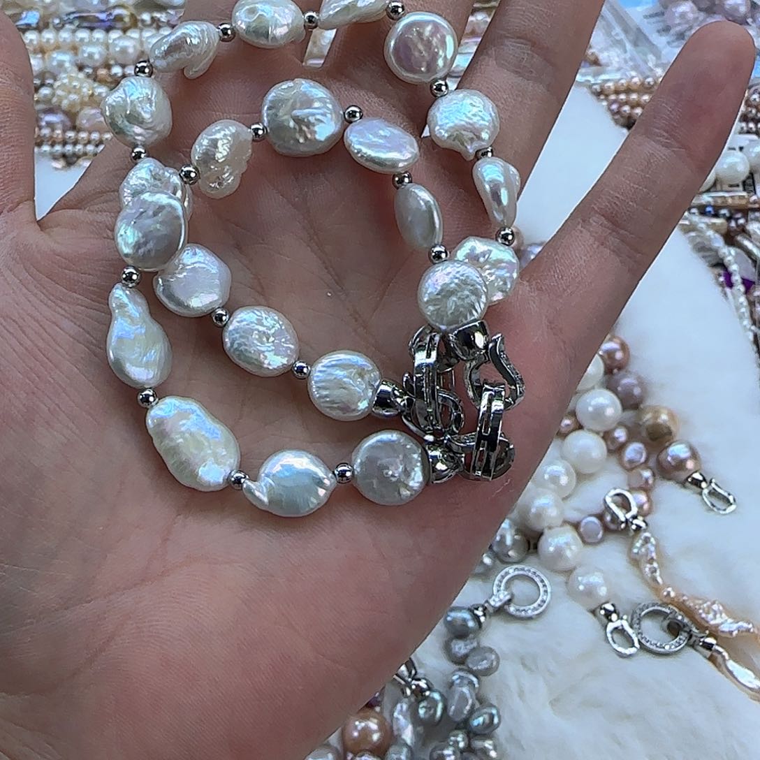 未镶嵌项链定制多样性发货发其一562淡水珍珠