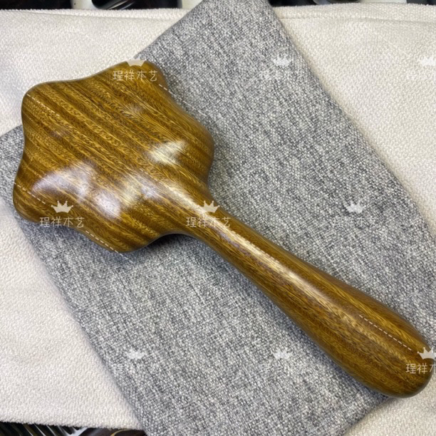 【升级版】锥形齿羊角梳 绿檀 紫光檀 