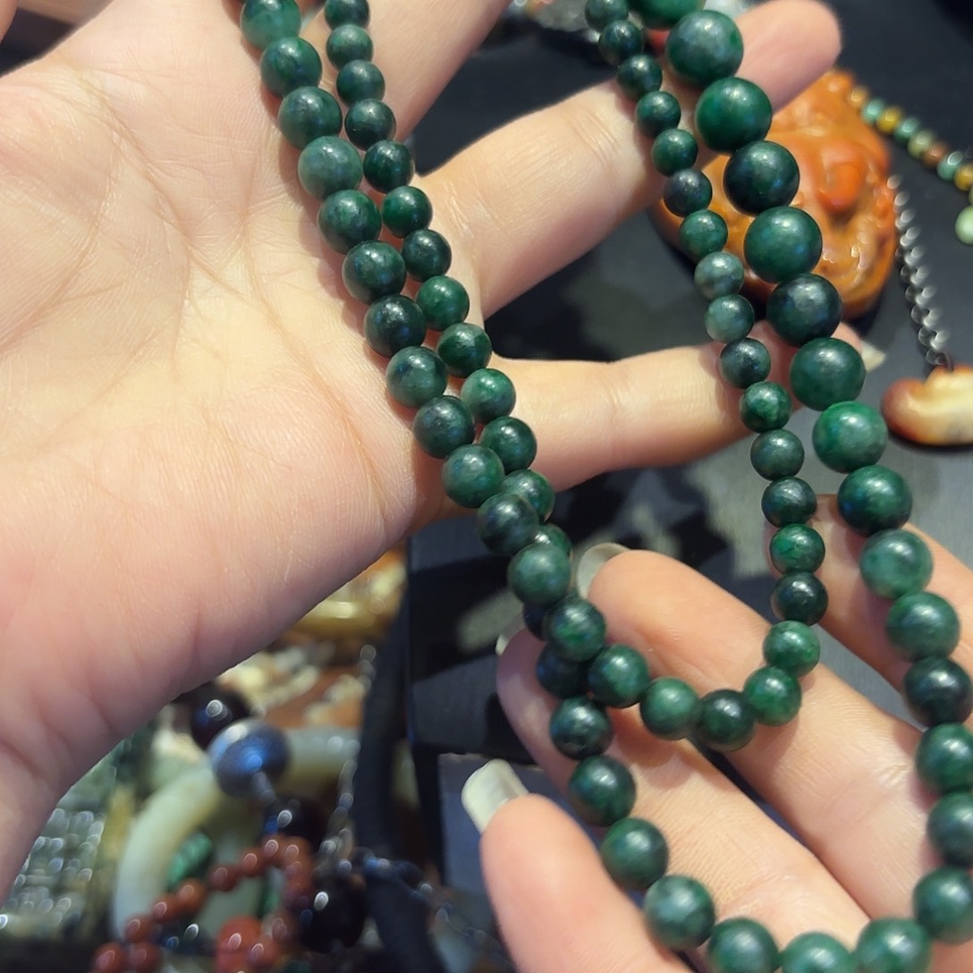 云***月翡翠未镶嵌颈饰原创