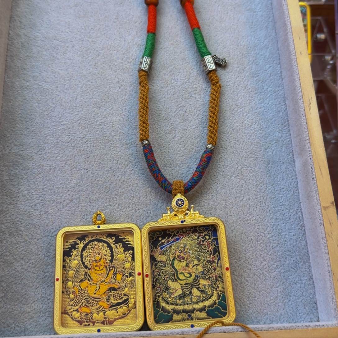 吊坠↛**强双面唐卡