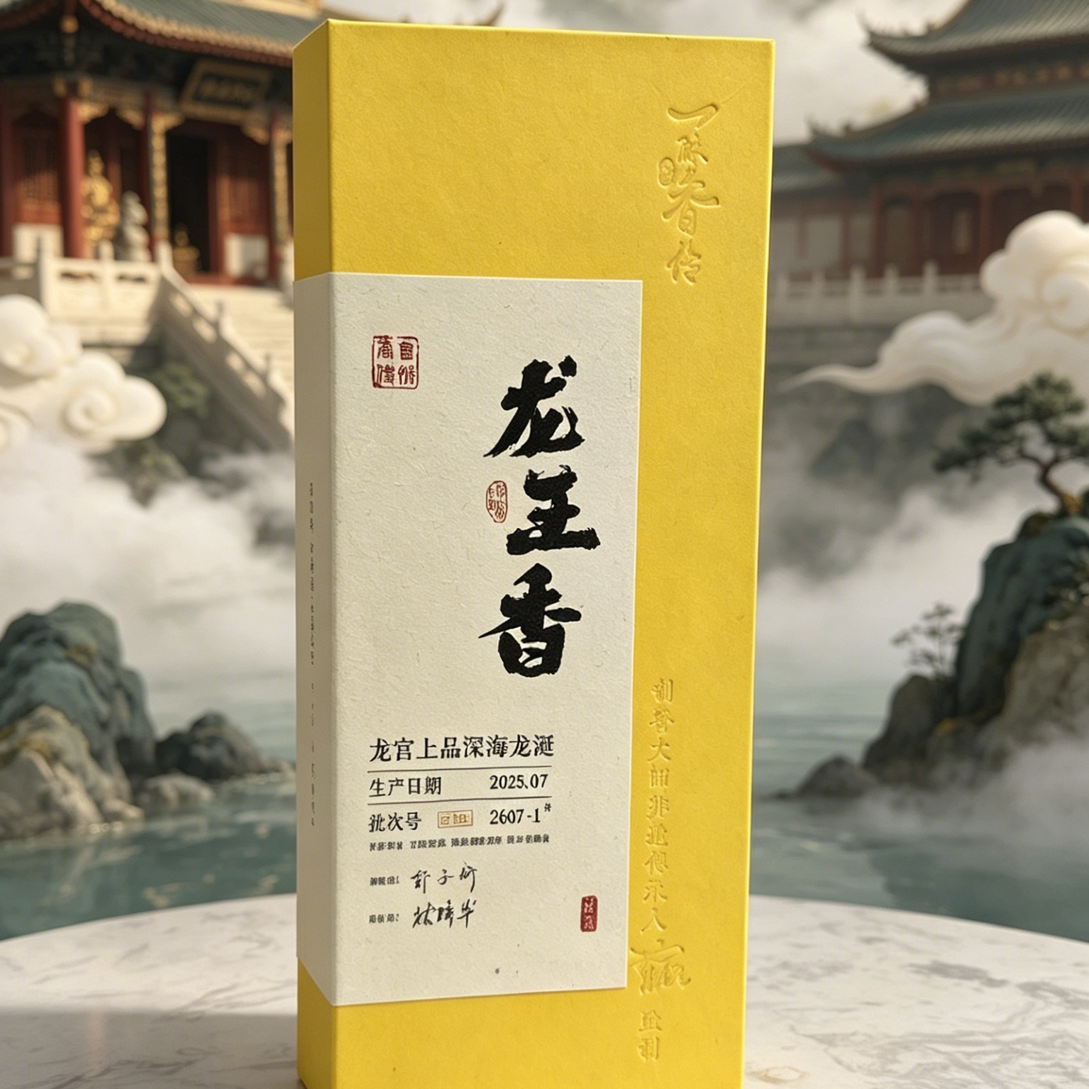 【龙王香】上品深海龙涎21厘米线香/1罐10克/三罐 中式天然线香
