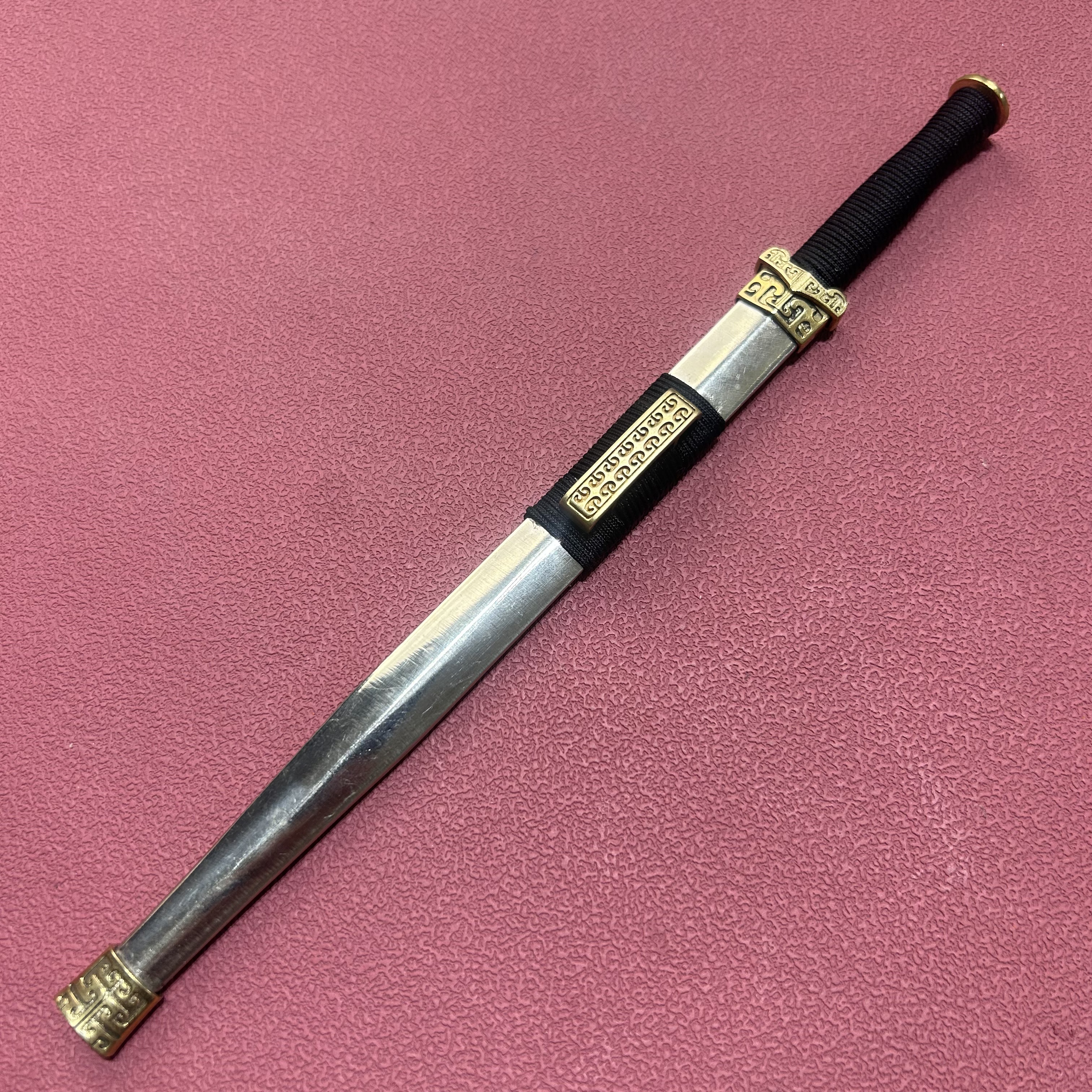 【白铜鞘汉剑】微兵器摆件未开刃
