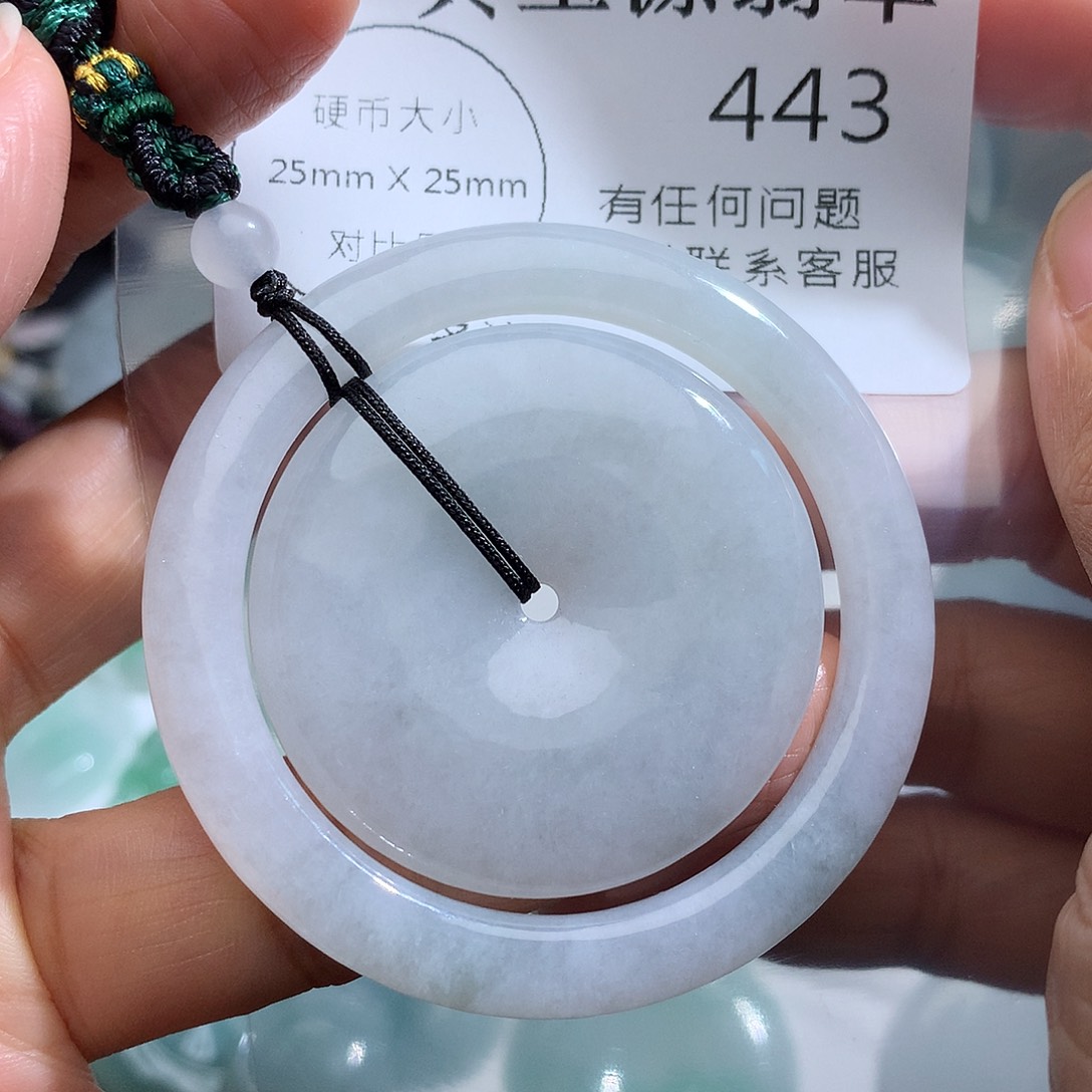 翡翠未镶嵌颈饰443