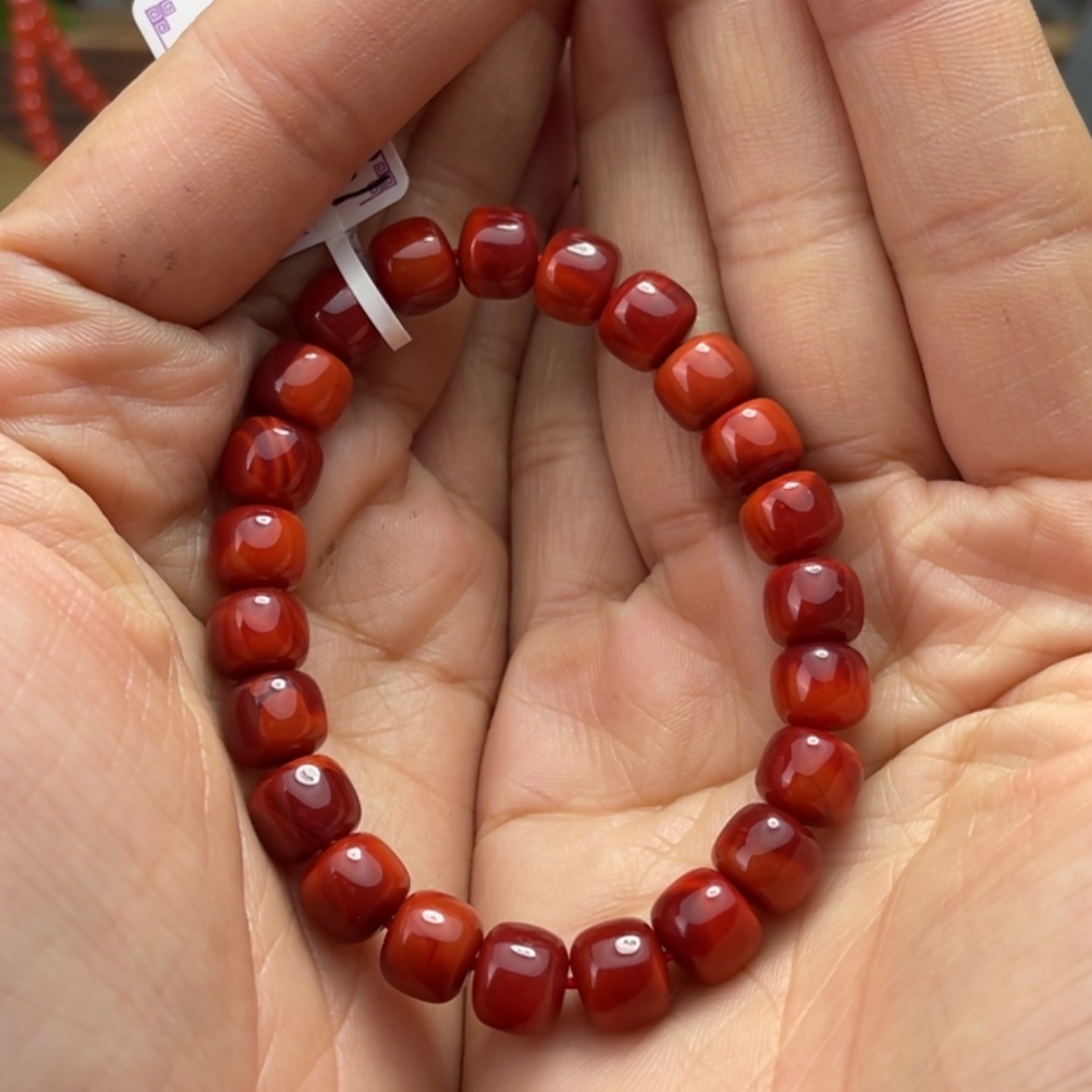 【闪购商品】南红玛瑙原矿手串8未镶嵌棉*