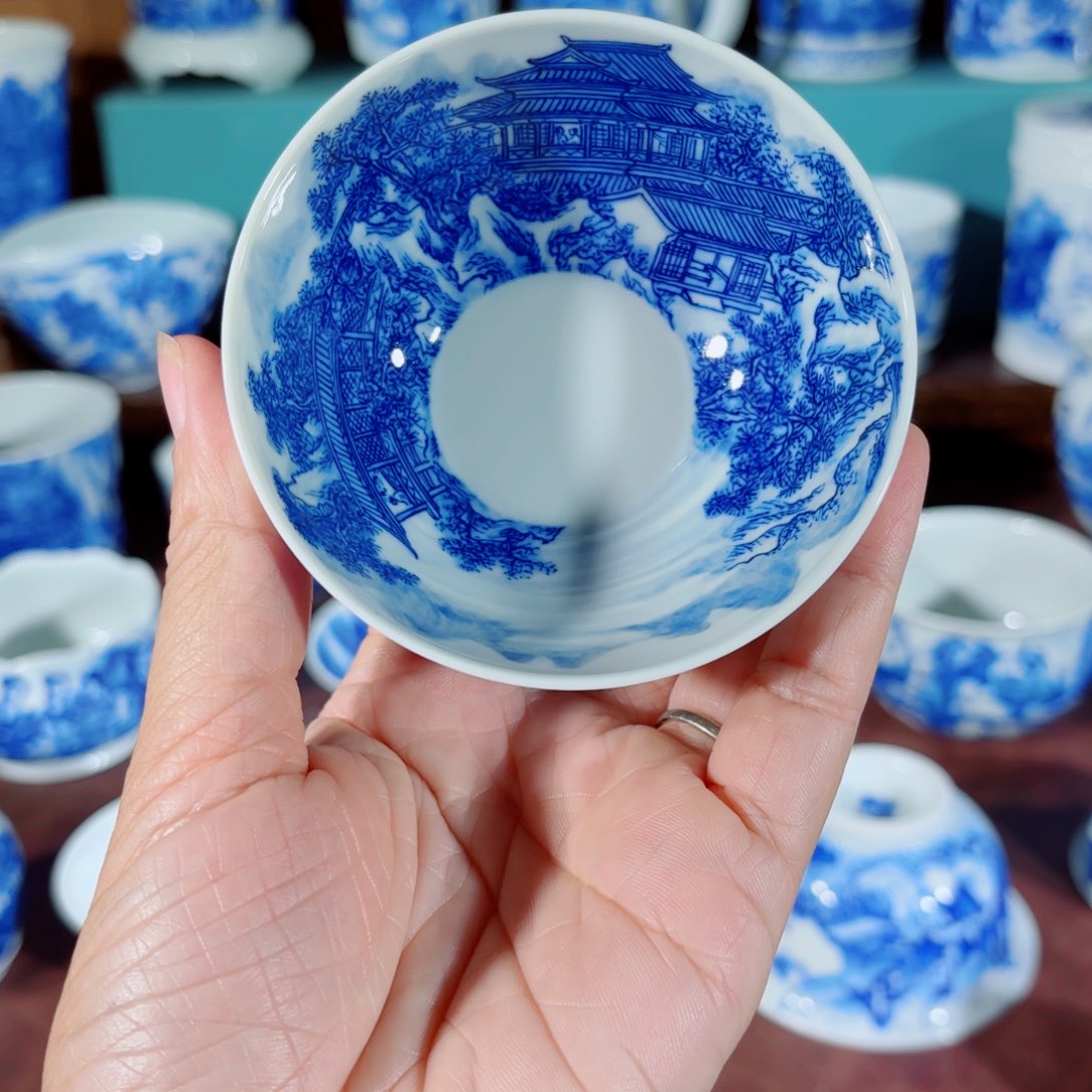 鹅***石全手工全手绘陶瓷