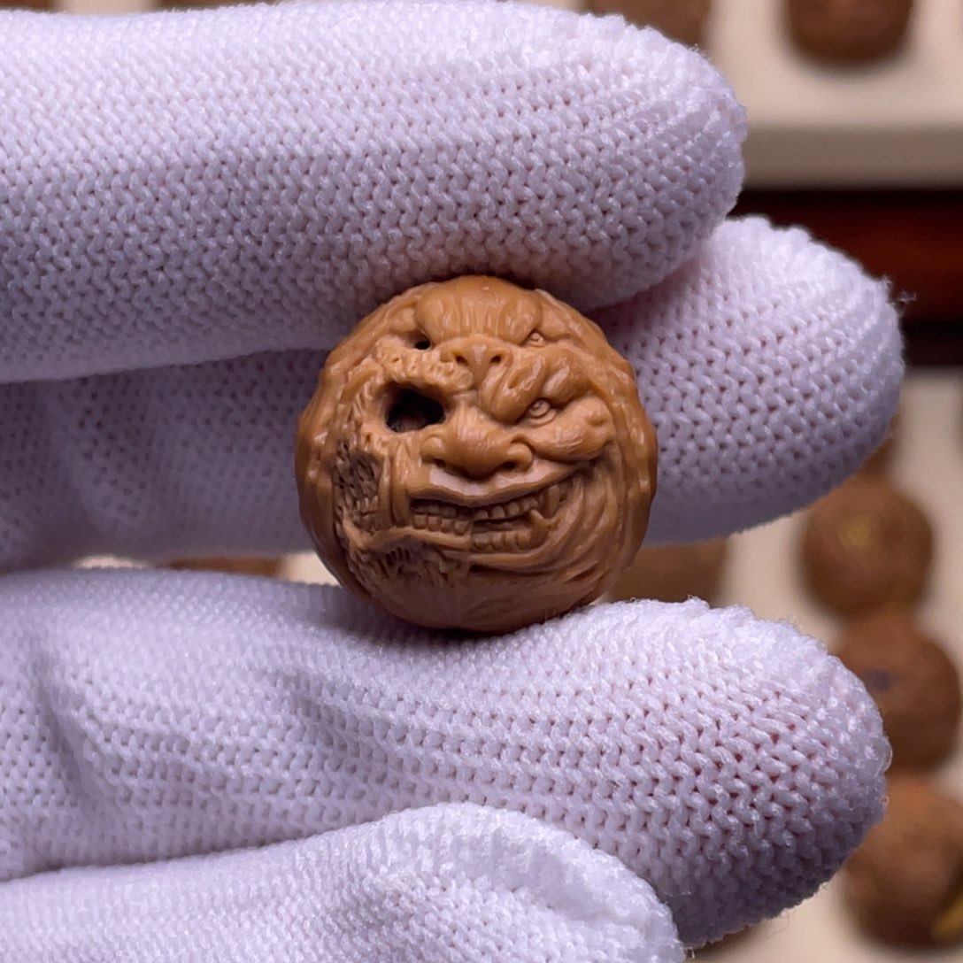 猴头核桃吊坠四目鬼手18➕