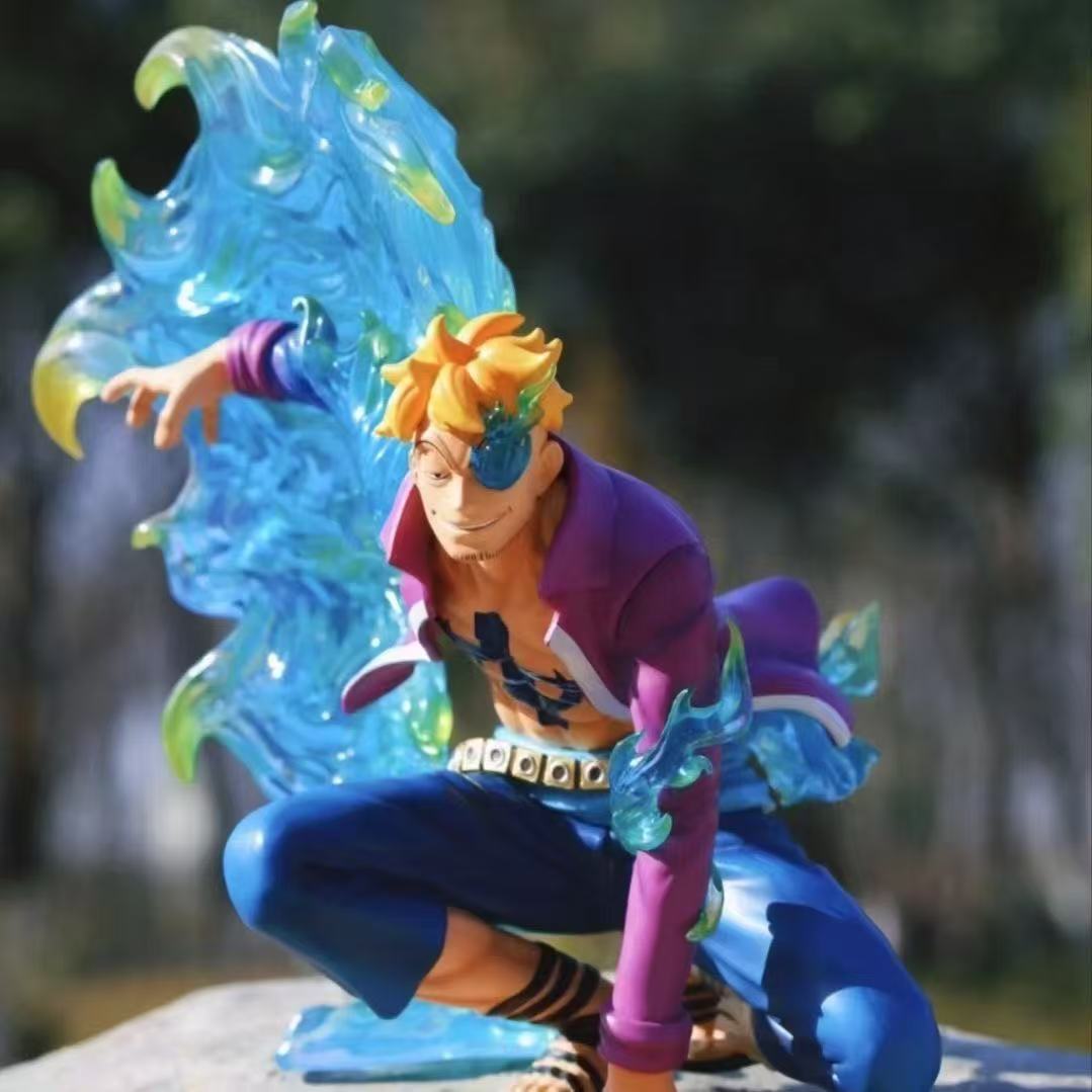 海贼王系列蹲姿马尔科   手办模玩摆件