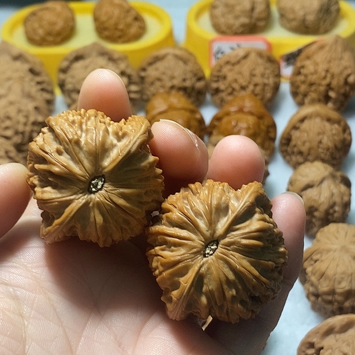 文玩核桃把件嗨*磨盘41.5