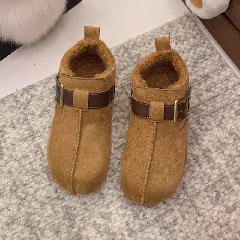 68女士冬季加绒博肯鞋