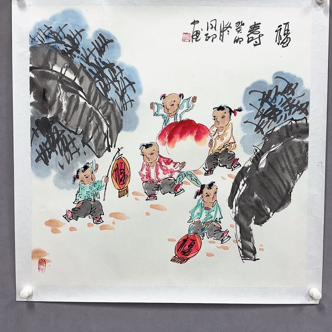 国画国画纯手绘作品请放心去藏