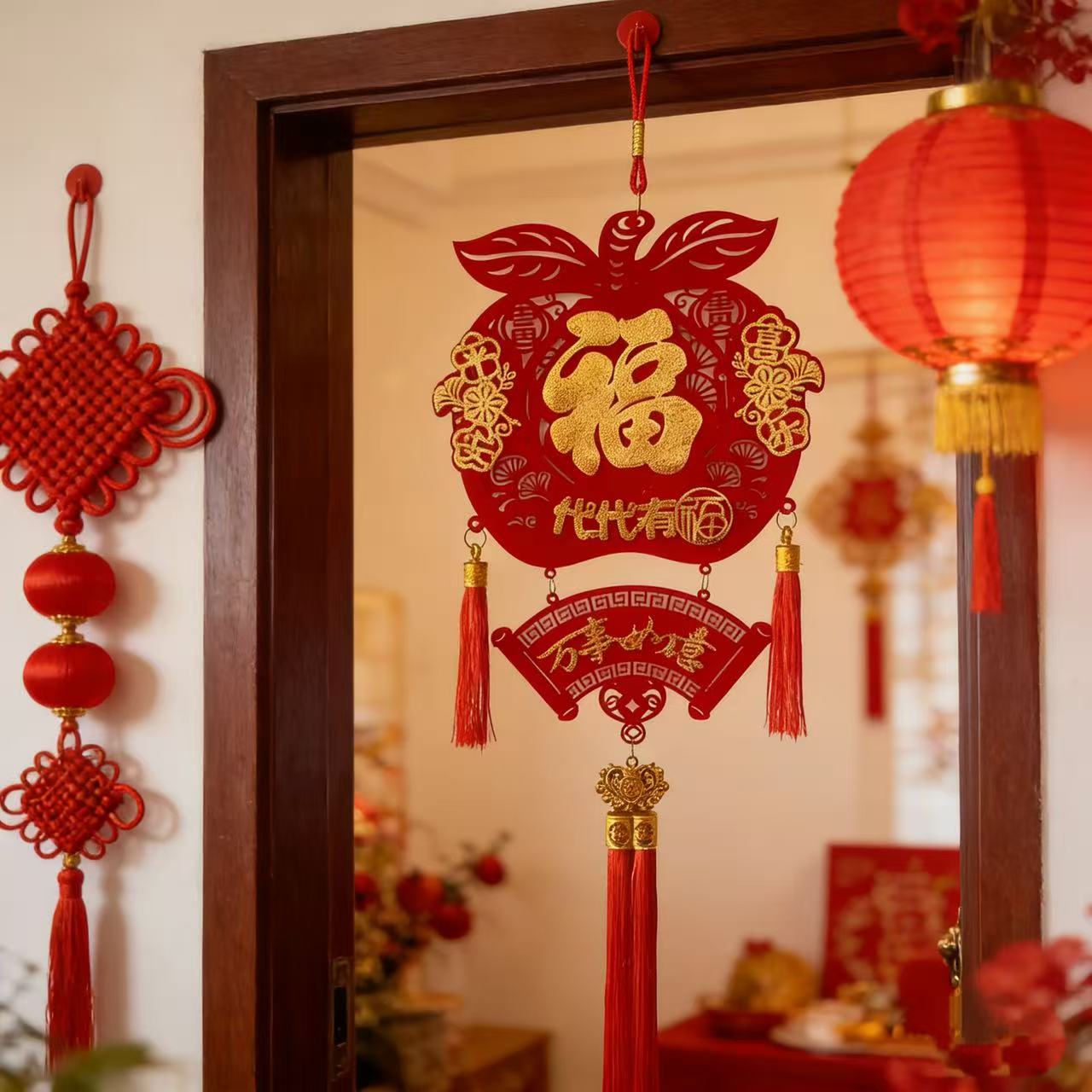 2026年新春苹果福挂件