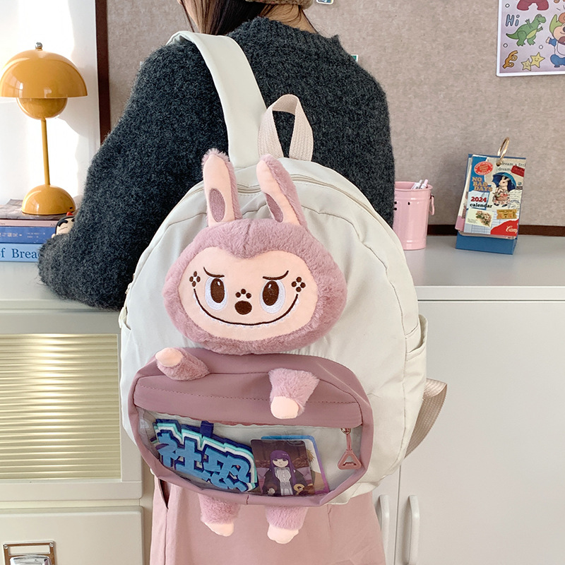 爆款公仔双肩包ins学生卡通时尚少女小包包