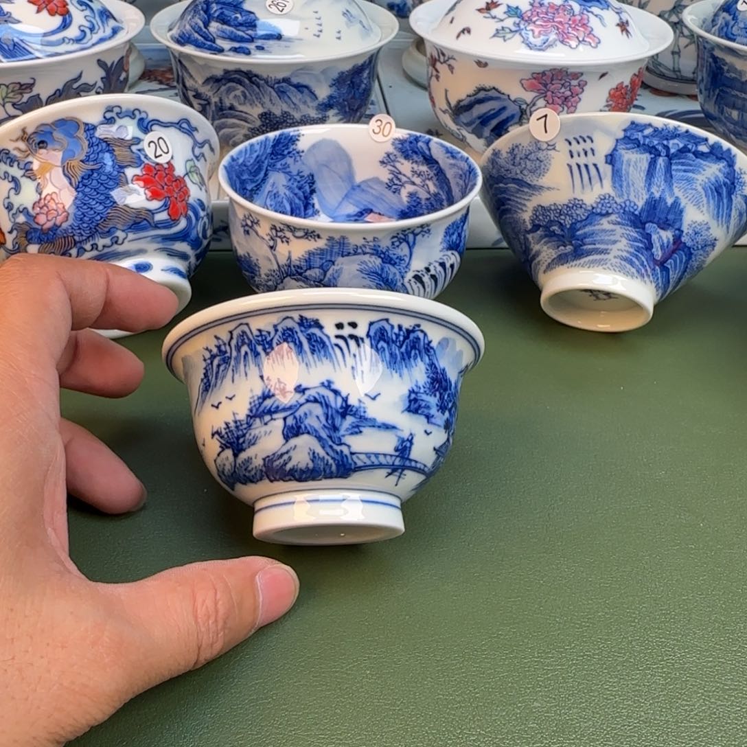 纯手工春手绘茶具31