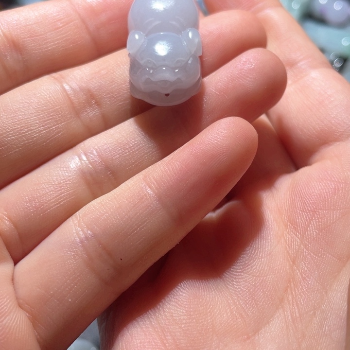 翡翠未镶嵌颈饰天然