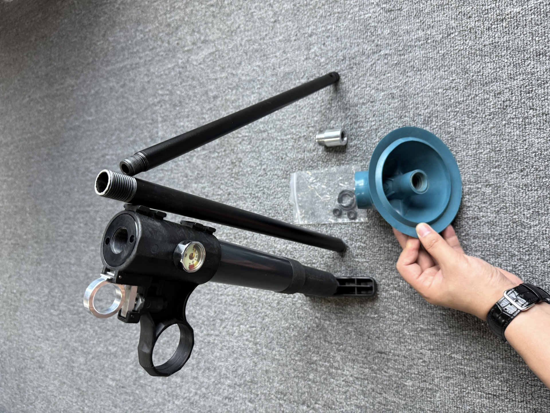 管道疏通器套装防锈疏通折叠支架不锈钢小型家用去污