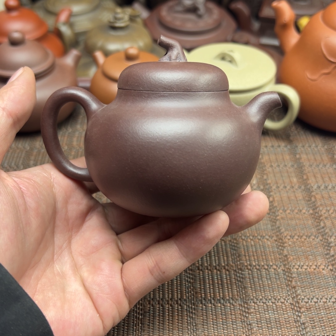 紫砂茶壶宜兴原矿紫砂壶180毫升容量