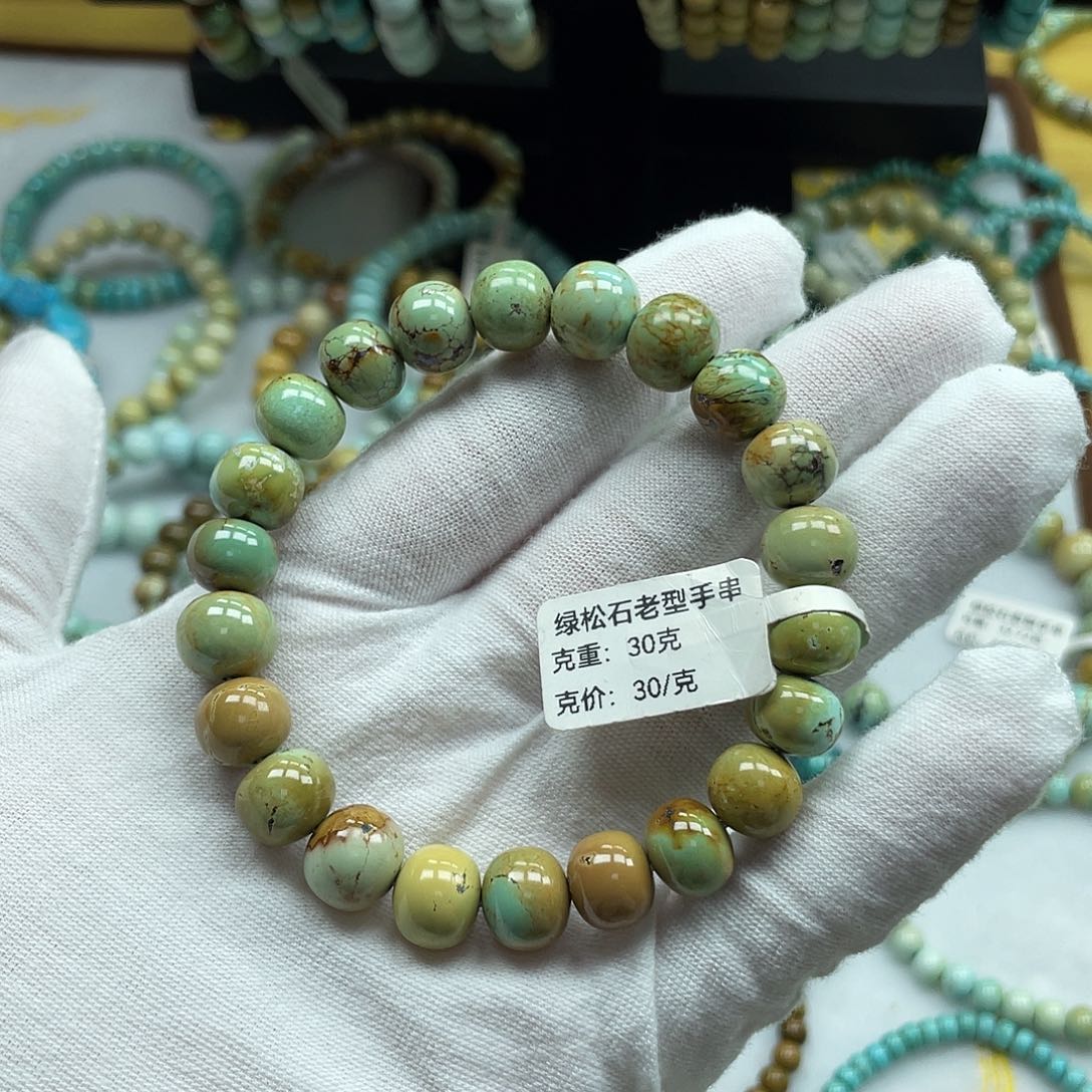未镶嵌绿松石珠宝奇石
