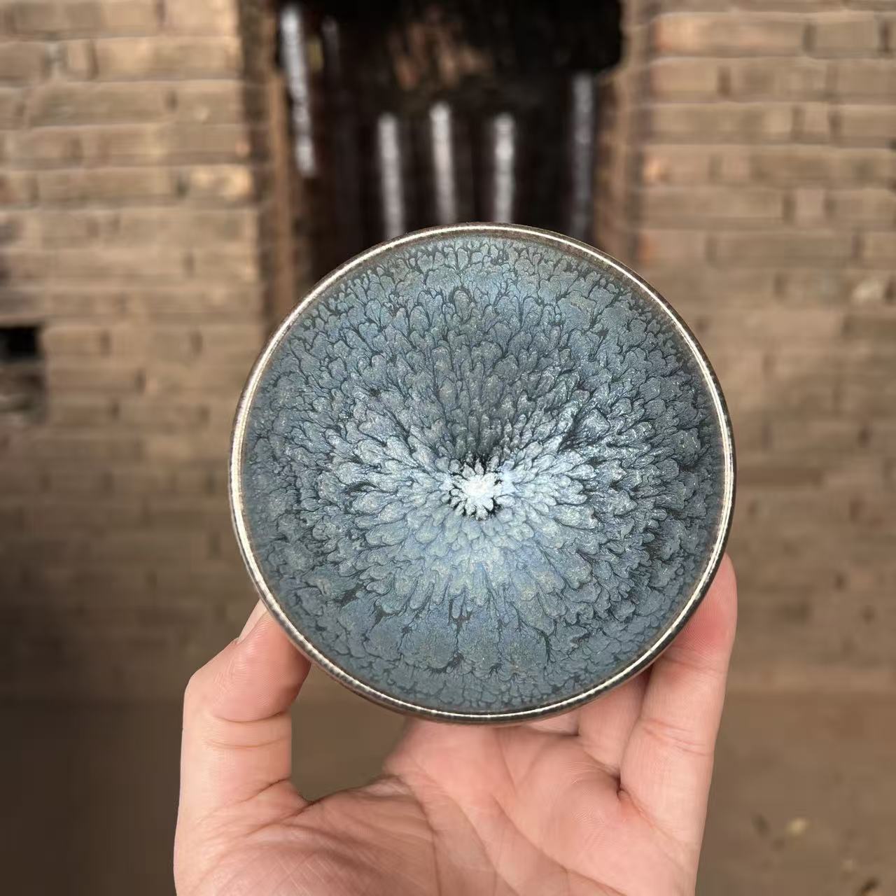 建盏主人杯【百花盏】官方指定溯源证书 专用茶具 电烧