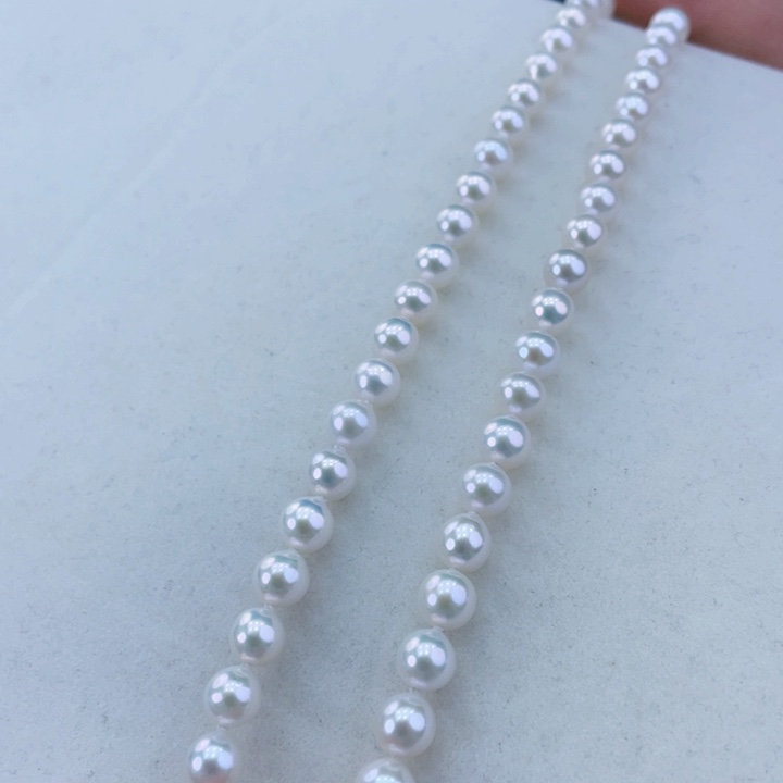 淡水珍珠颈饰银S925镶嵌卡6炫彩高品