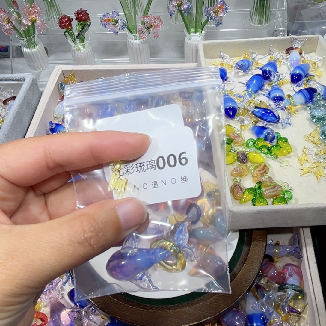 玻璃颈饰6闪电一个