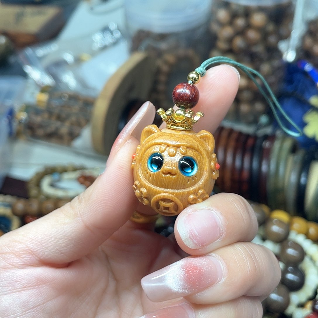 维腊木（绿檀）无事牌