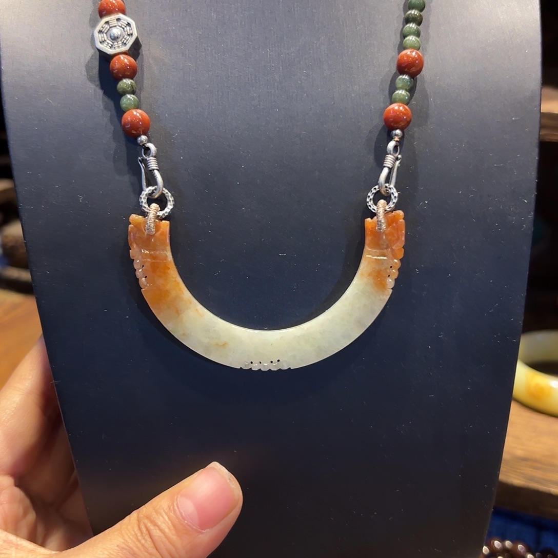 翡翠手链未镶嵌原创