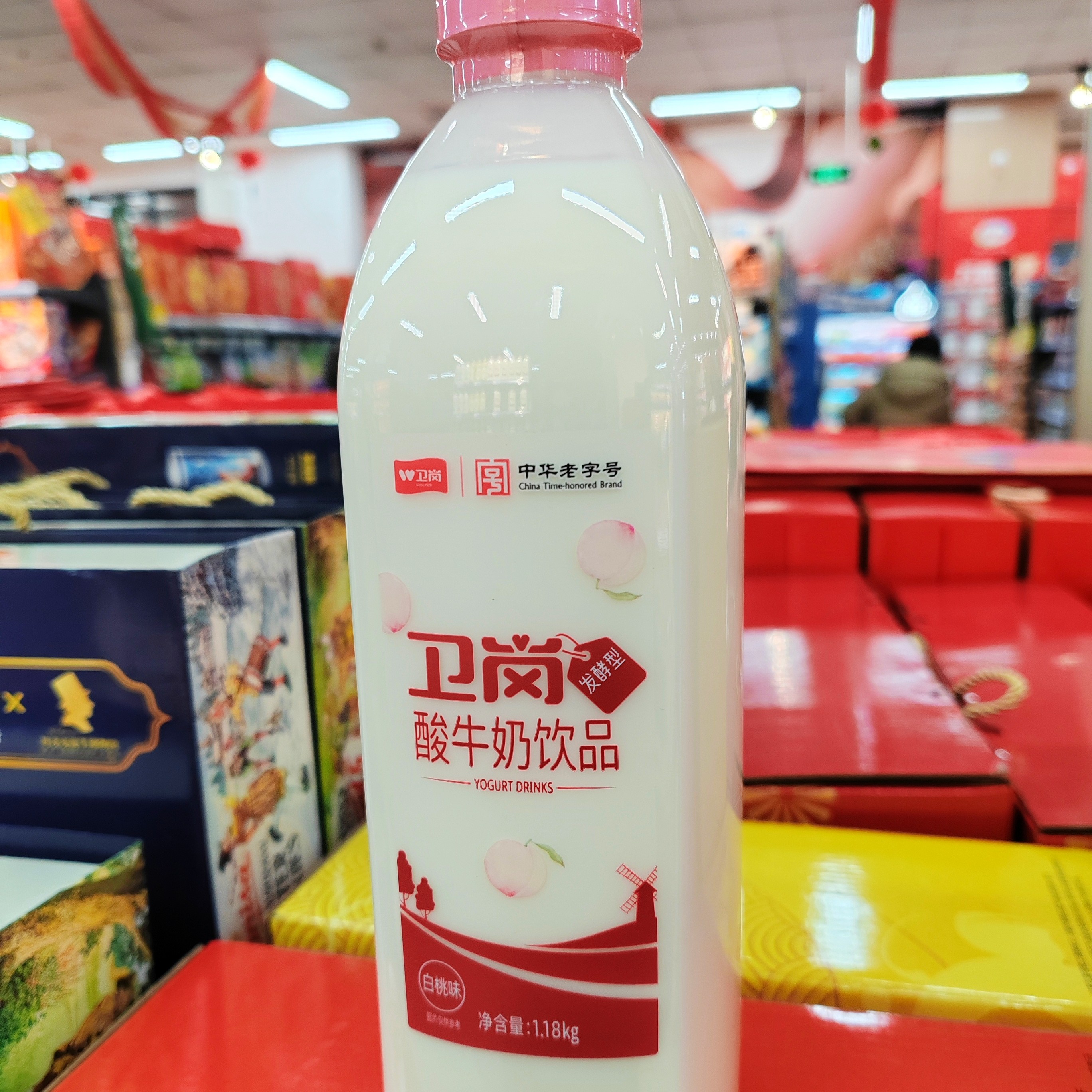 卫岗卫岗酸牛奶（原味、白桃味）1000ml+118ml