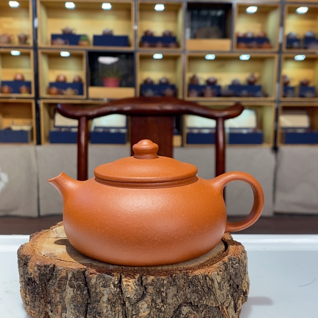 紫砂茶壶寒江紫砂壶