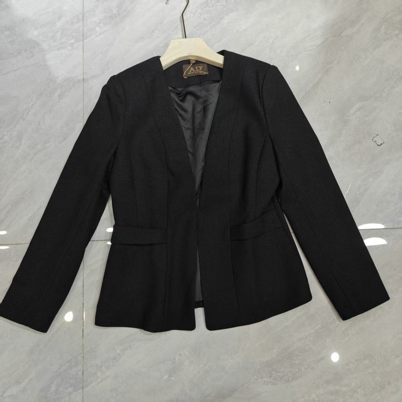 1036长袖设计师法式秋季常规款西装时尚经典