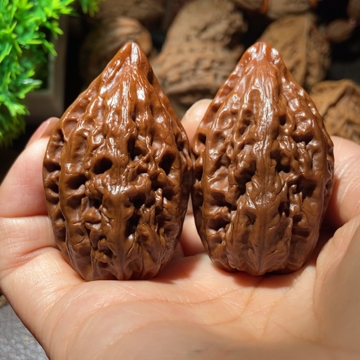 把件文玩核桃东北楸子小雪114