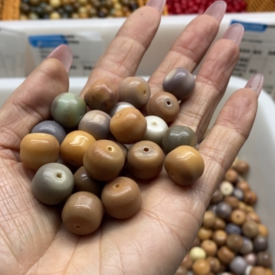 白玉菩提吊坠13.5汉堡50颗