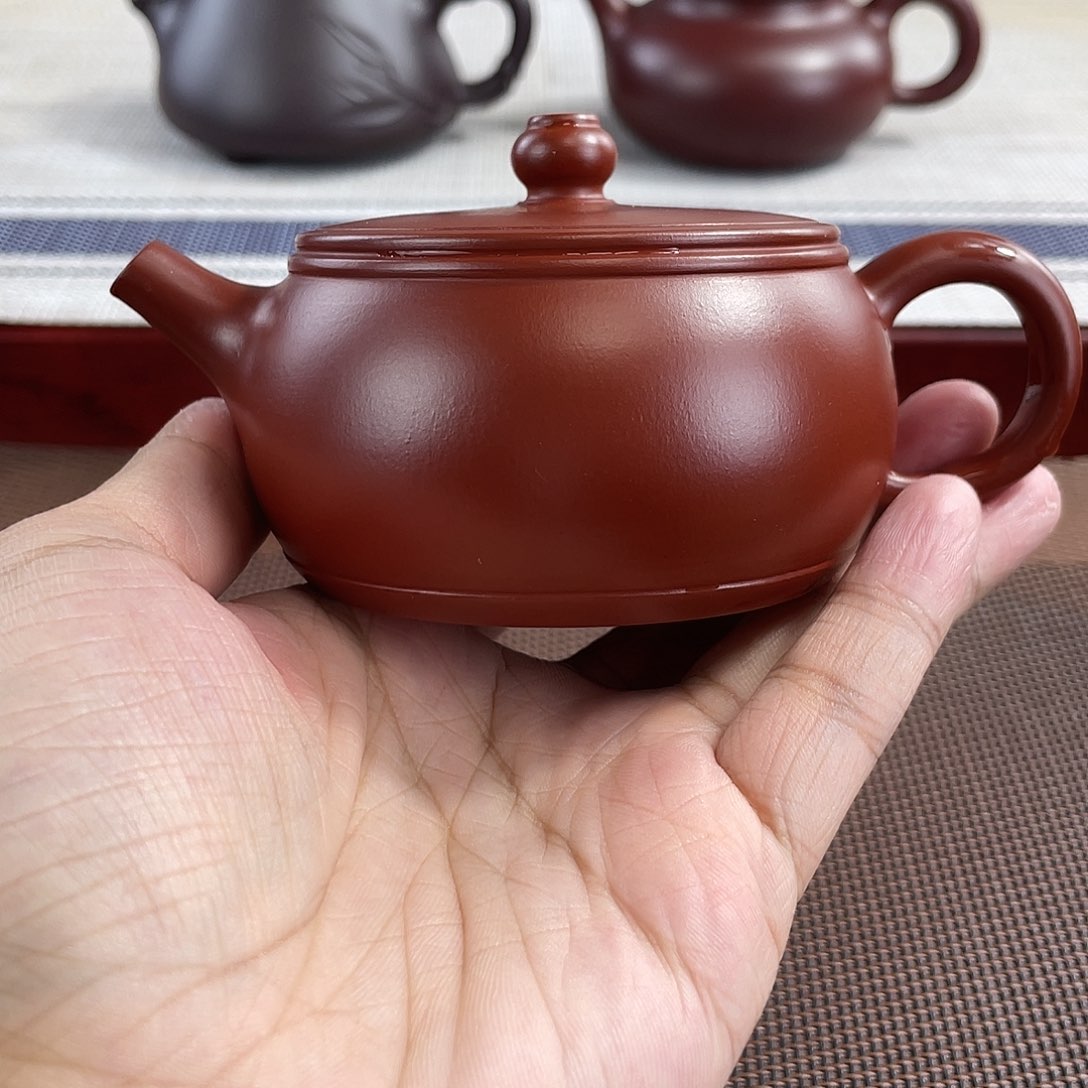 朱泥壶原矿朱泥扁鼓器型