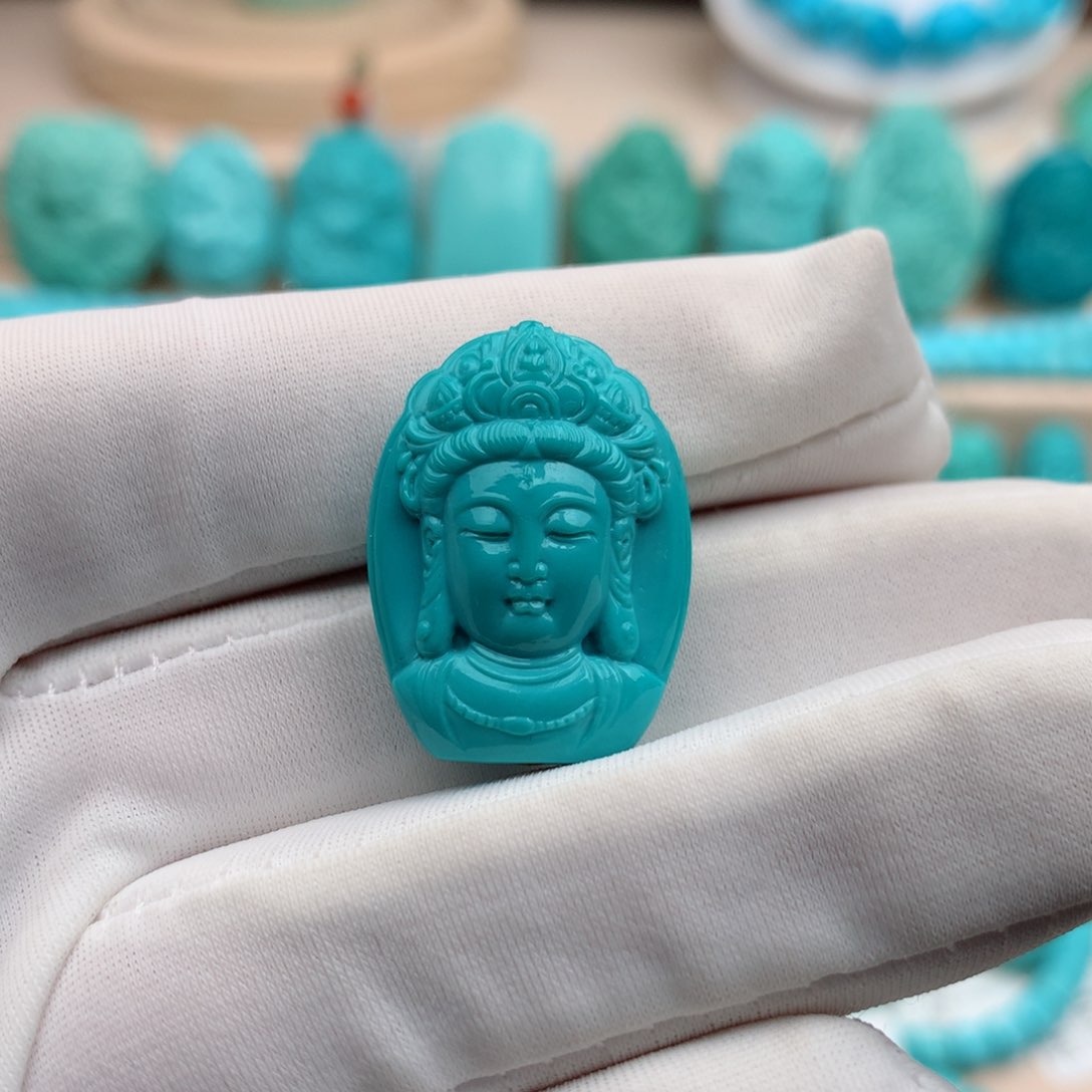 绿松石珠宝奇石未镶嵌