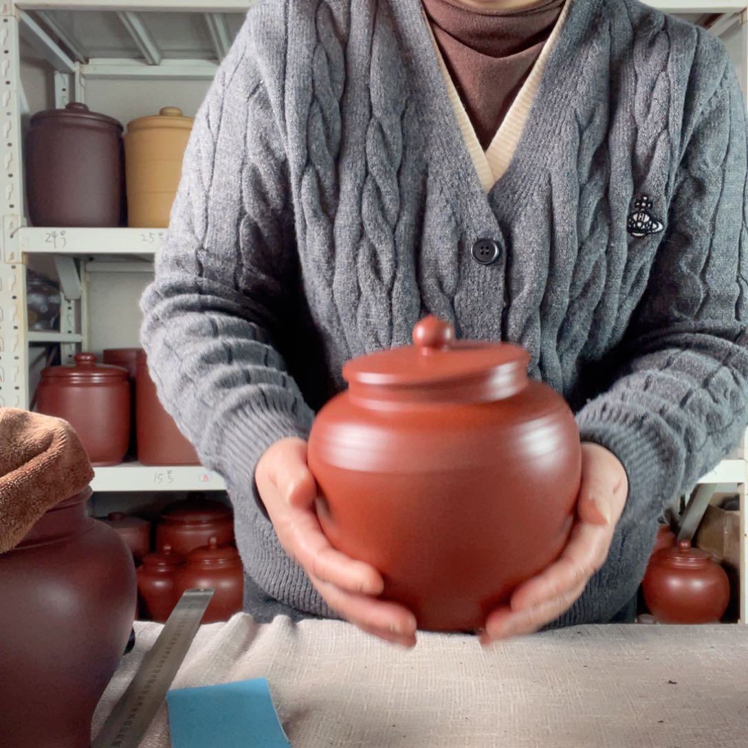 紫砂茶叶罐今天晚上