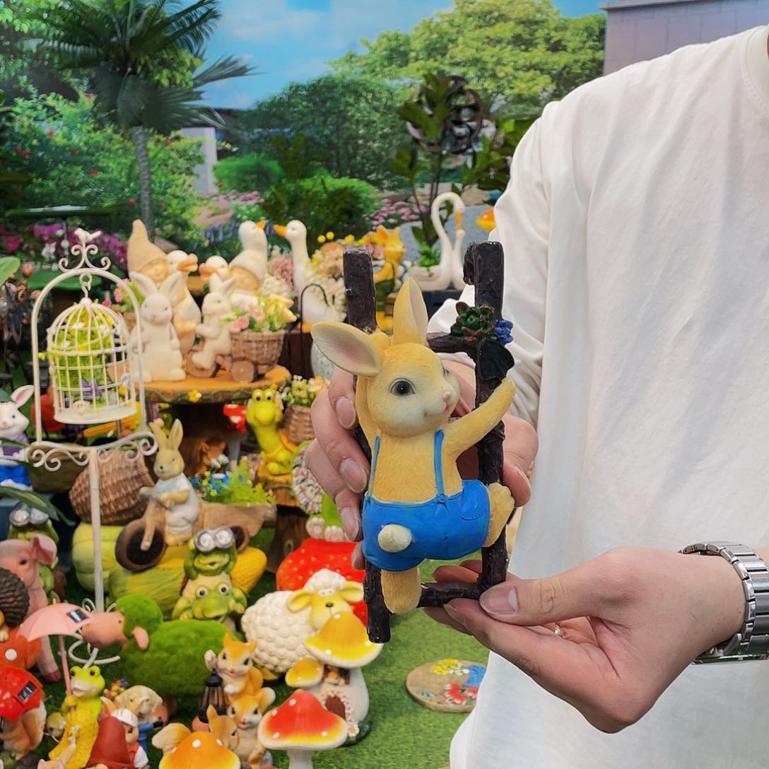 红陶花园庭院摆件