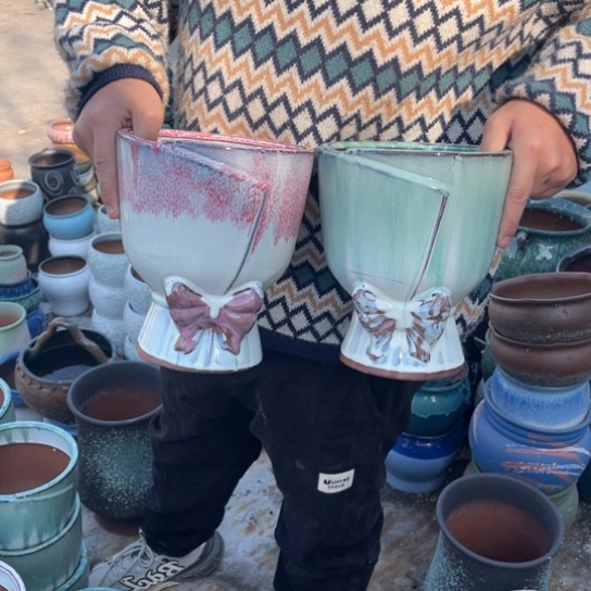 红陶口17高21正品