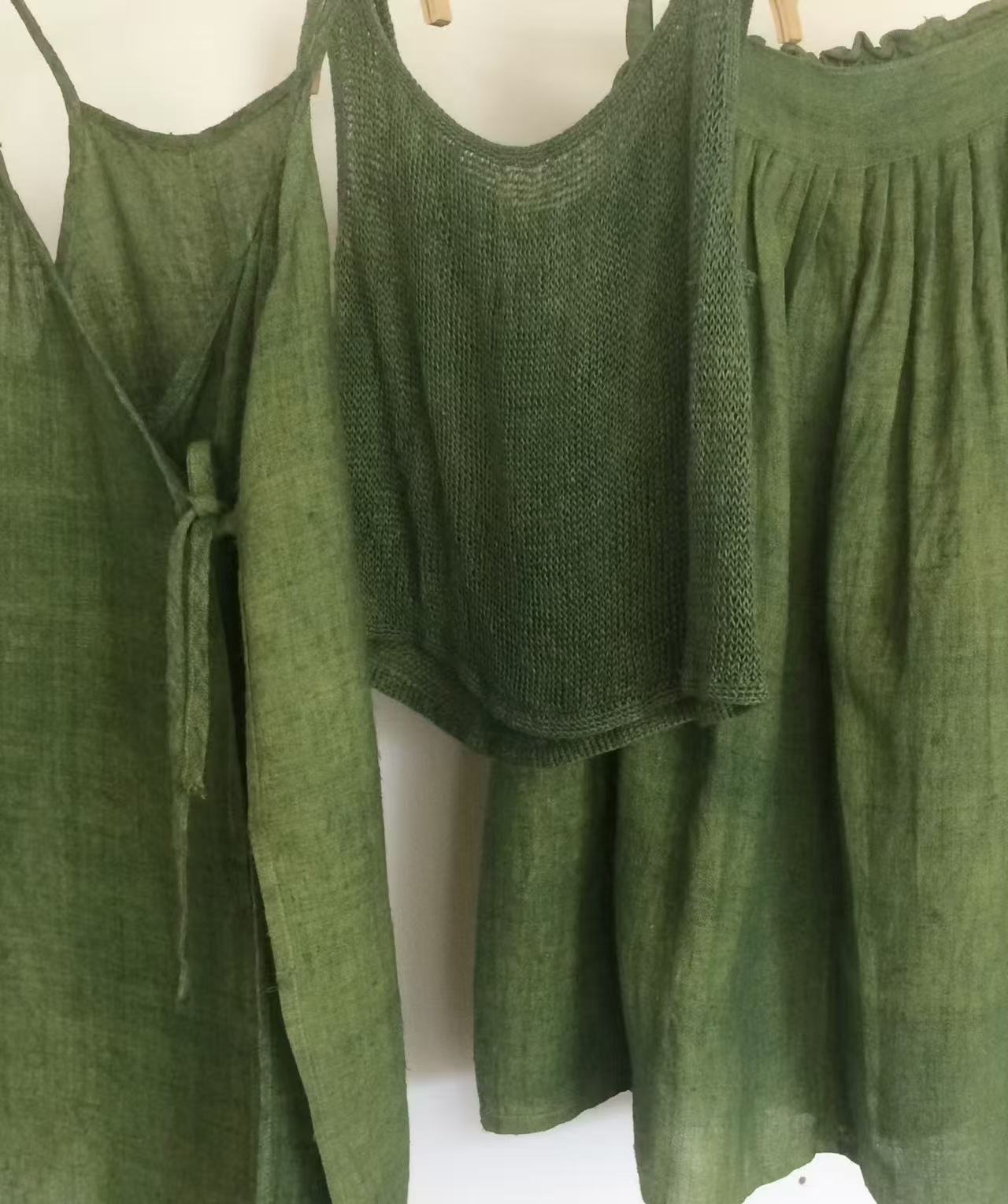 精品麻料古着【以直播间展示为准】百搭气质