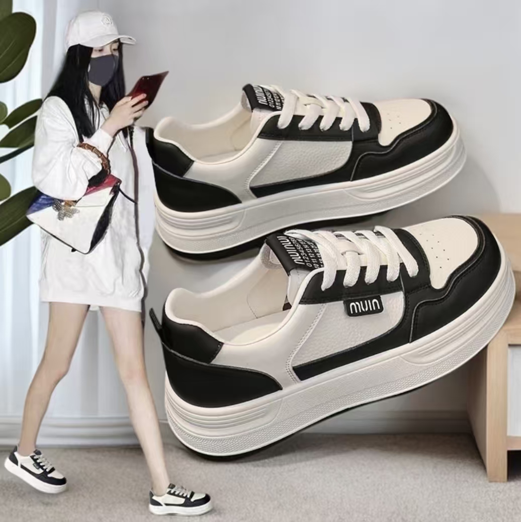 浅口鞋子ins时尚休闲鞋胶粘常规款透气街头风F0546