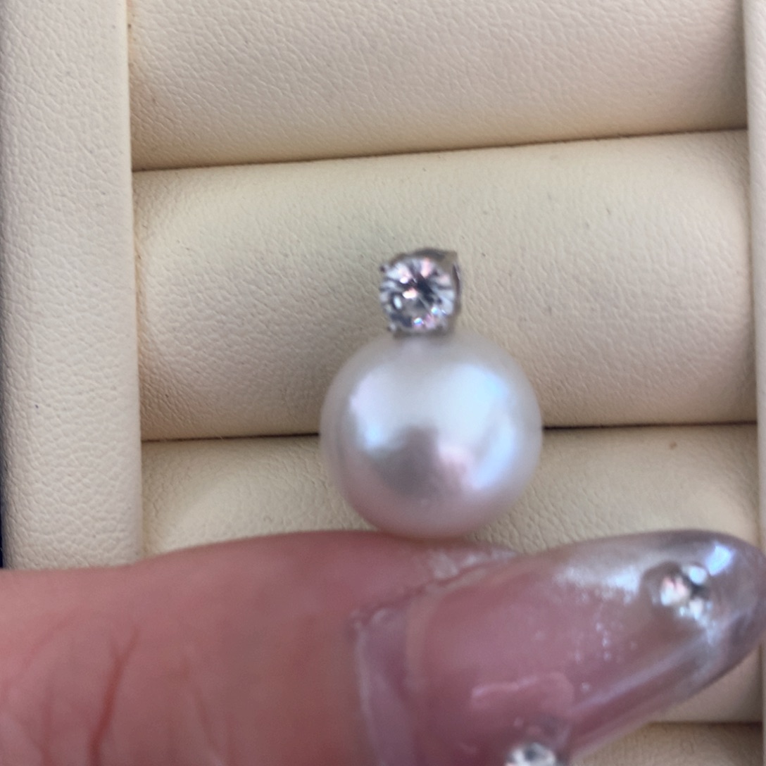 淡水珍珠颈饰银S925镶嵌