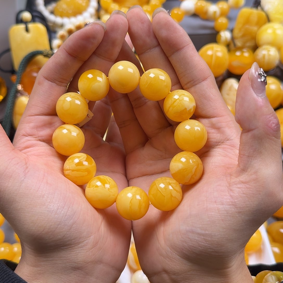 蜜蜡珠宝奇石未镶嵌19mm