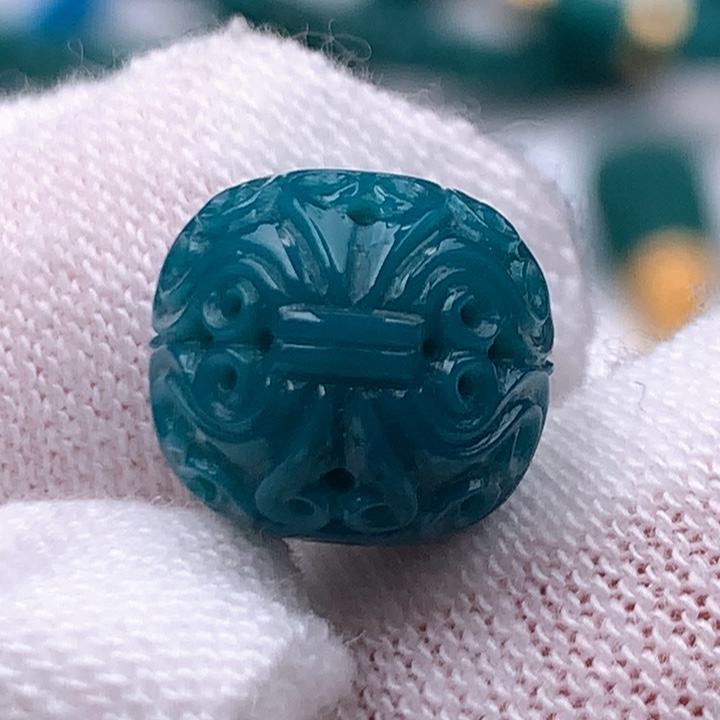 绿松石车挂未镶嵌