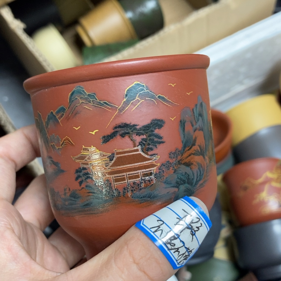 茶杯紫砂瑕疵不退不换